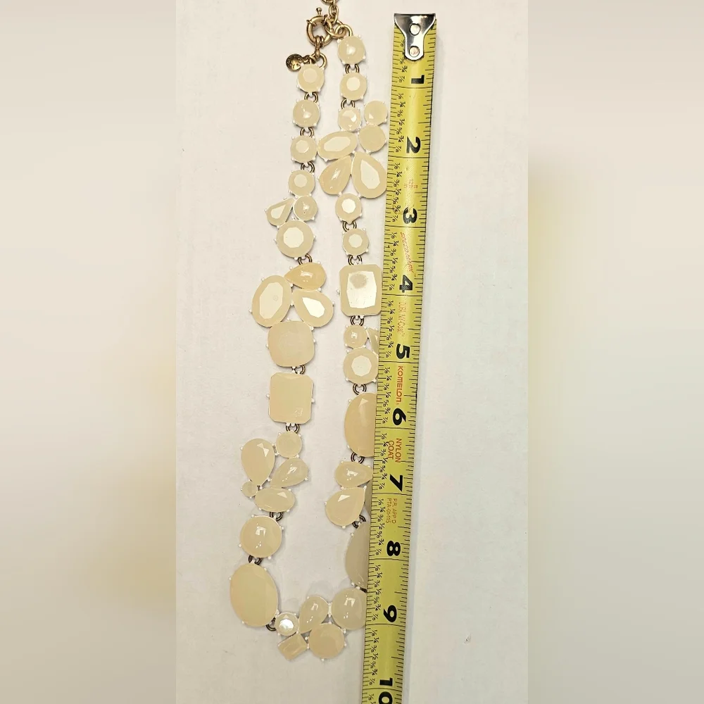 [J. CREW] Candy Gem Collection Opaque Cream◇Off White Translucent Stones